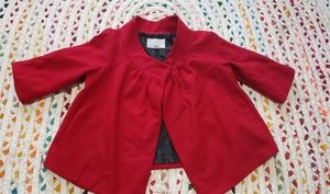 Old Navy red coat/ cape